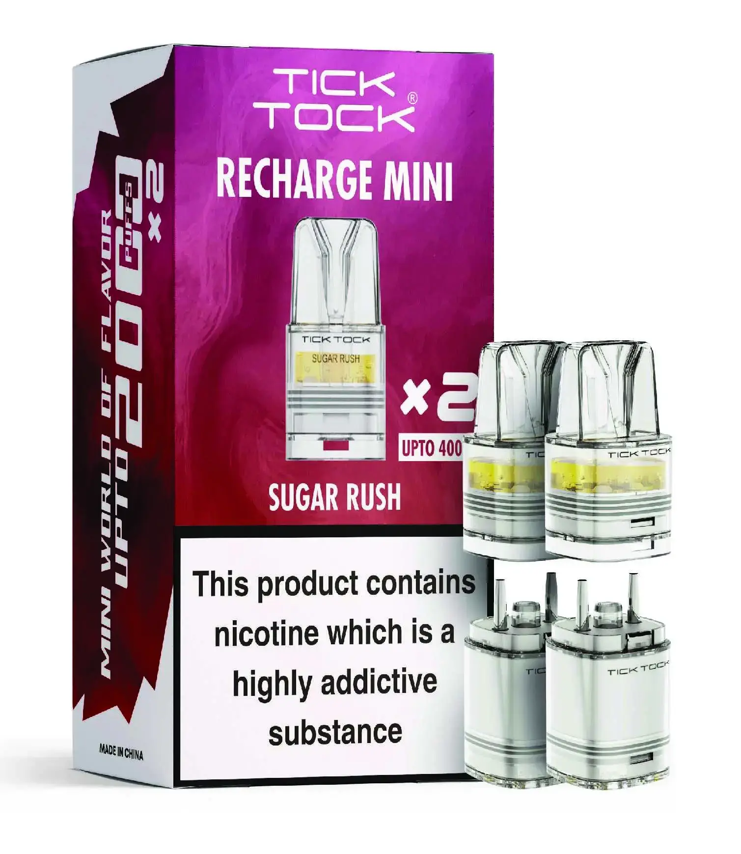 Sugar Rush Tick Tock Magic 8000 Prefilled Pods